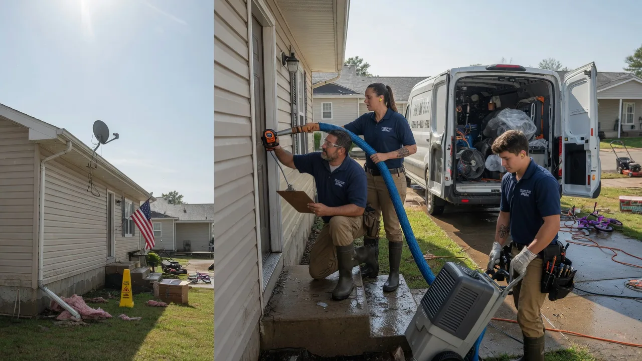 Ceiling Water Damage Restoration in Belmont, LA near me